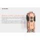 Nitecore TIP Cu (Copper) - USB Rechargeable Keychain Light (360 Lumens, Inbuilt-Battery)