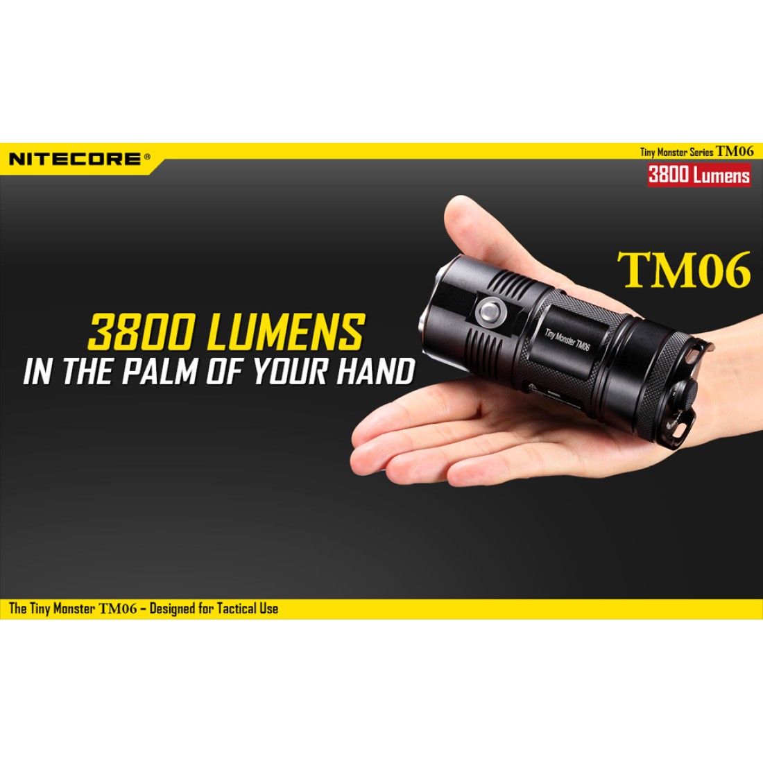Nitecore TM06 LED Flashlight in India - TM06 3800 Lumens, High Power ...
