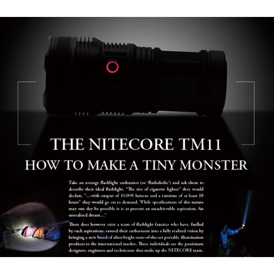 Nitecore TM11 LED Flashlight - 2500 Lumens [DISCONTINUED/UPGRADED]