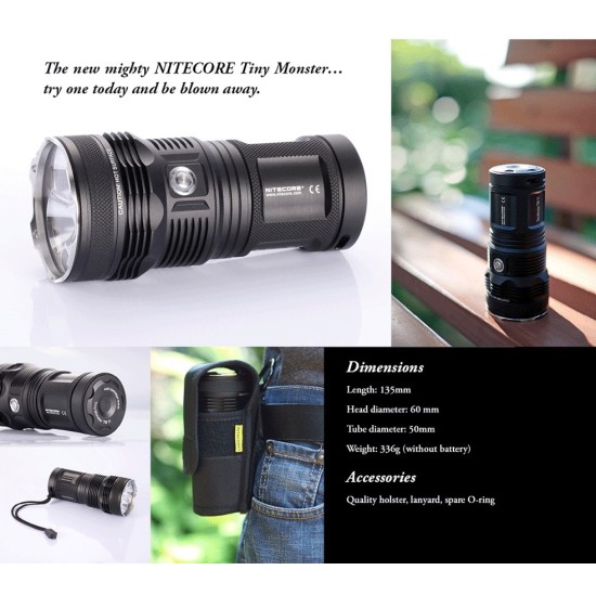 Nitecore TM11 - Tiny Monster Flashlight, 2000 Lumens [DISCONTINUED/UPGRADED]