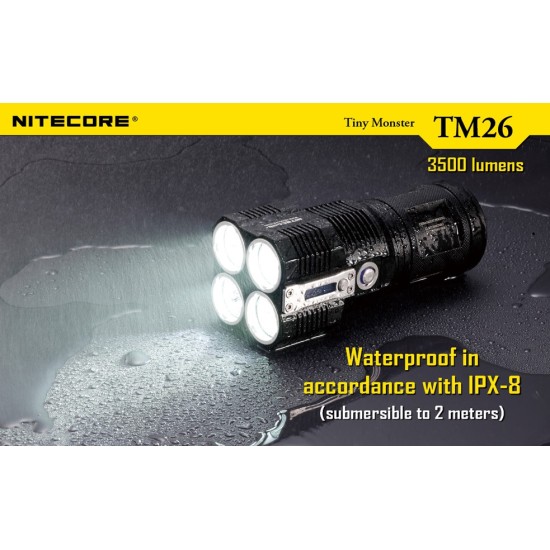 Nitecore TM26 Quadray - Tiny Monster Search Light