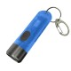 Nitecore TIKI GITD Blue - Glow In The Dark Version (300 Lumens) - Updated USB-C Rechargeable Keychain Flashlight with White, Warm White and UV Outputs