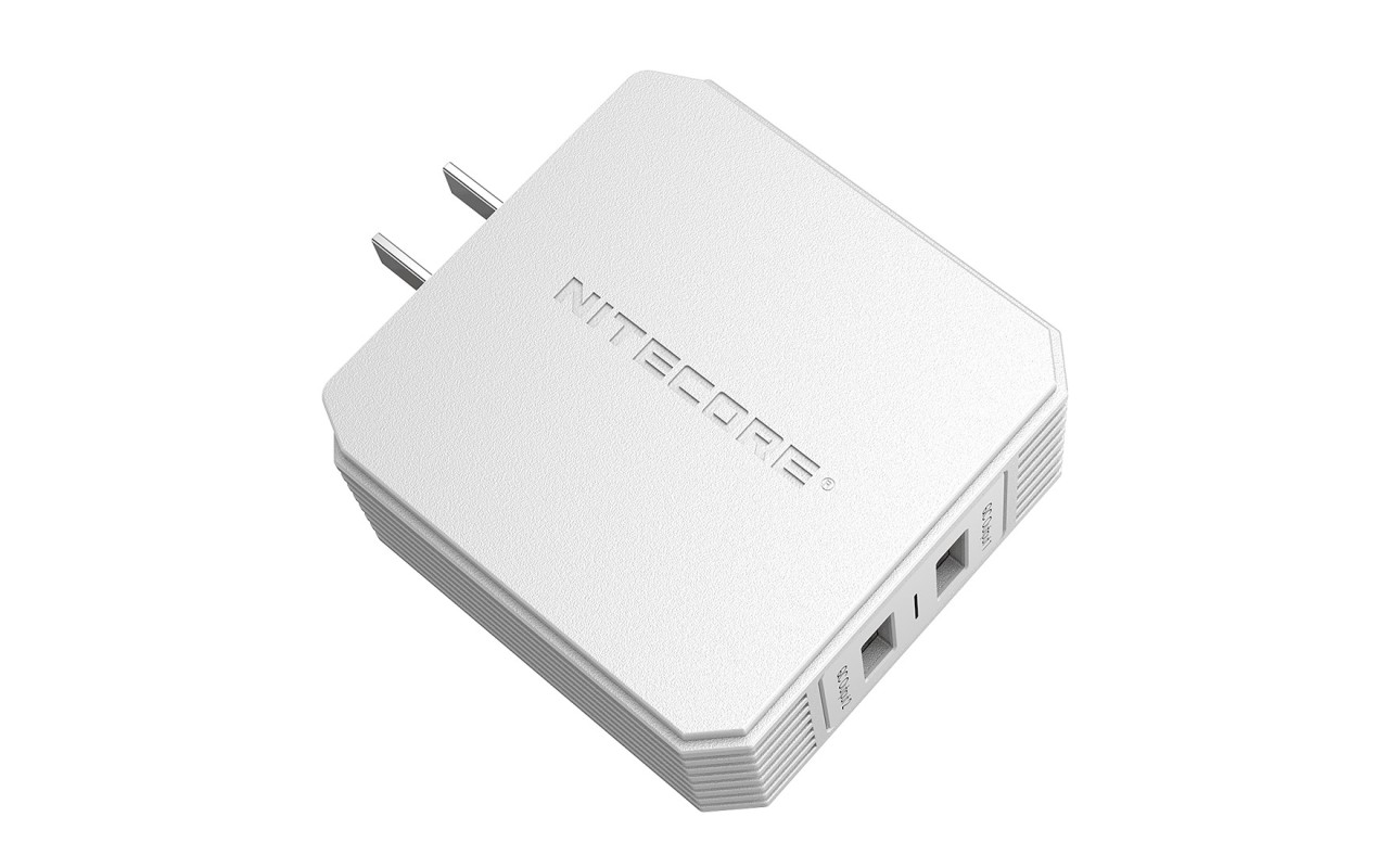 Nitecore UA42Q DualPort USB Quick Charging Power Adapter with QC 3.0