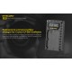 Nitecore UCN3 Compact USB Travel Charger for Canon Camera Batteries (Dual Slot with LCD Display)