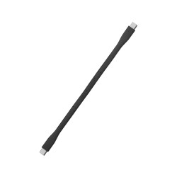 Nitecore Flexible USB-C to USB-C Stand - Bendable USB-C to USB-C Cable for hosting Small Keychain lights as work lights or reading lights