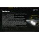 Nitecore UT27 Pro Ultra Lightweight Dual Beam Elite Headlamp, 520 Lumens, USB-C Rechargeable