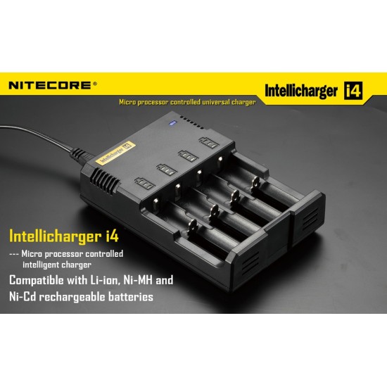 Nitecore Intellicharger i4 (2013 Version) [Discontinued/Upgraded]