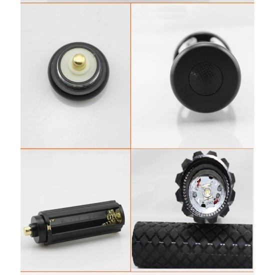 Security Baton LED Torch Light with Tooth (350 Lumens, 3xAA/1x18650)