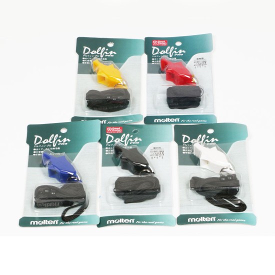 Dolfin Pro Referee Whistle by Molten, Japan (3 colors)