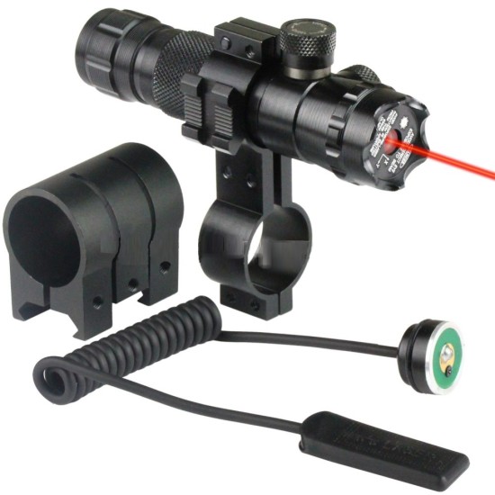 Tactical Red Laser Sight Set with Weapon Mounts (New and Improved)