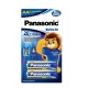 Panasonic Evolta Alkaline AA Batteries Original 1.5V, 2-Pack (LR6EGDG/2B), 10 Year Shelf Life