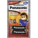 Panasonic Alkaline AA Batteries Original 1.5V, 20-Pack (LR6TDG/2B), 10 Year Shelf Life