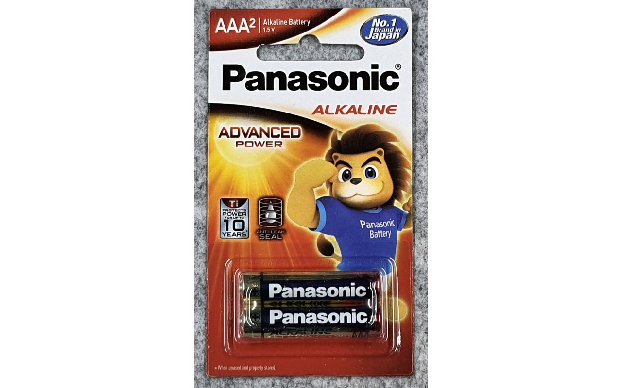 Panasonic Alkaline AAA Batteries 1.5V, 2x5 Packs (10 pcs Batteries ...