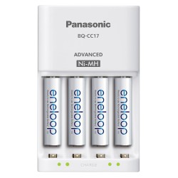 Panasonic Eneloop BQ-CC17 4-Battery Charger (7 Hours) for AA, AAA Batteries [DISCONTINUED]