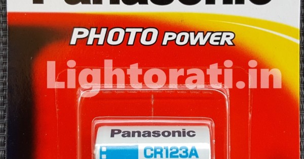 Pile Lithium CR123A Panasonic Blister de 1 pcs (CR123A-B) - Vlad