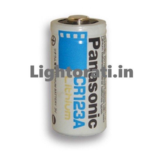 Panasonic CR123A 3v Lithium Non-Rechargeable Battery - CR123A battery in  India - Lightorati