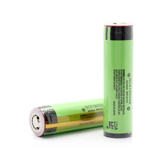 Panasonic 18650 3400mAh 3.7v Protected Rechargeable Li-ion Batteries Pair NCR18650B (Button Top)