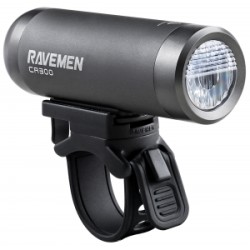Ravemen CR300 USB Rechargeable Bicycle Light with High-Low Beam System (300 Lumens, in-built battery)