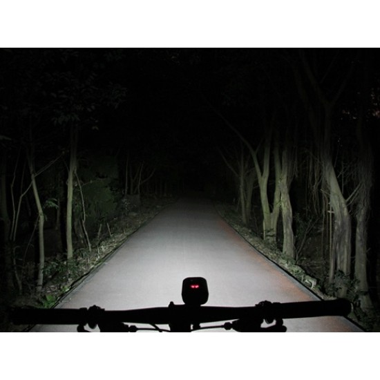 Ravemen PR1200 USB Rechargeable Bicycle Light with High-Low Beam System (1200 Lumens, in-built battery)