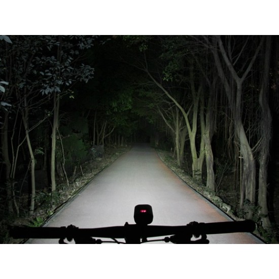Ravemen PR1200 USB Rechargeable Bicycle Light with High-Low Beam System (1200 Lumens, in-built battery)