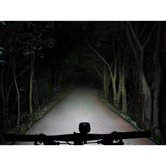 Ravemen PR800 USB Rechargeable Bicycle Light with High-Low Beam System (800 Lumens, in-built battery)