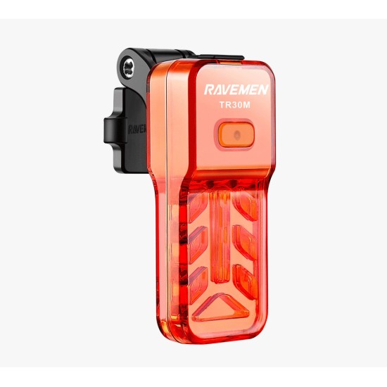 Ravemen TR30M USB Rechargeable Bicycle Tail Light (30 Lumens, in-built battery)