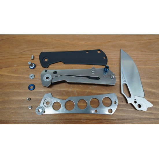 SRM Folding Knife 1168 - [7.8 inch, G10 Handle, Liner Lock, Fine Edge]