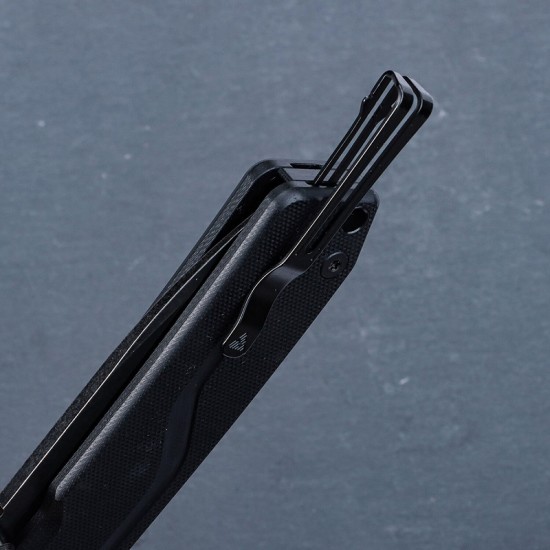 SRM Folding Knife 7228L-GB [8.15 inch, G10 Handle, Ambi Lock, Fine Edge]