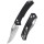 SRM Folding Knife 9201 Black - 8.09 inch, G10 Handle, Ambi Lock, Fine Edge