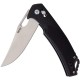 SRM Folding Knife 9201 Black - [8.09 inch, G10 Handle, Ambi Lock, Fine Edge]