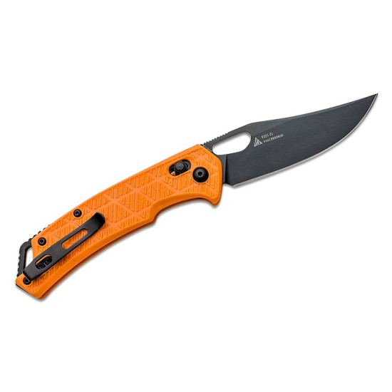 SRM Folding Knife 9201 PJ Orange - [8.09 inch, G10 Handle, Ambi Lock, Fine Edge]