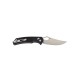 SRM Folding Knife 9202 Black - [8.09 inch, G10 Handle, Ambi Lock, Fine Edge]