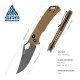 SRM Folding Knife 9202 GW - [8.09 inch, G10 Handle, Ambi Lock, Fine Edge]