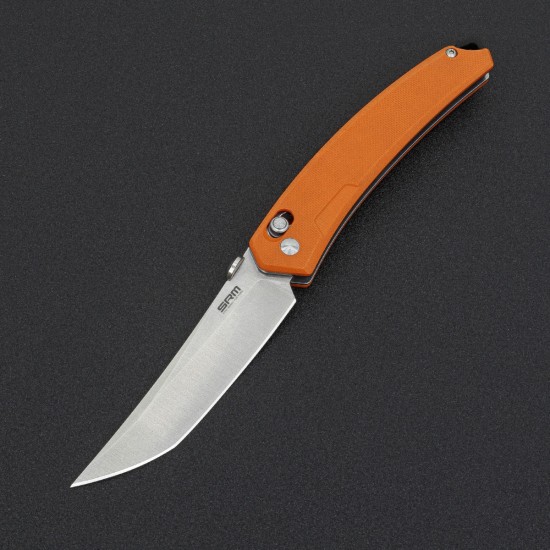 SRM Folding Knife 9211 GJ - [8.33 inch, G10 Handle, Ambi Lock, Fine Edge]