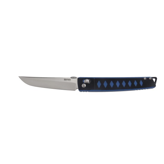 SRM Folding Knife 9215 - [8.35 inch, G10 Handle, Ambi Lock, Fine Edge]