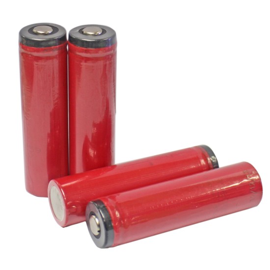 Sanyo 18650 2600mAh 3.7v Protected Rechargeable Li-ion Batteries Pair (Button Top)