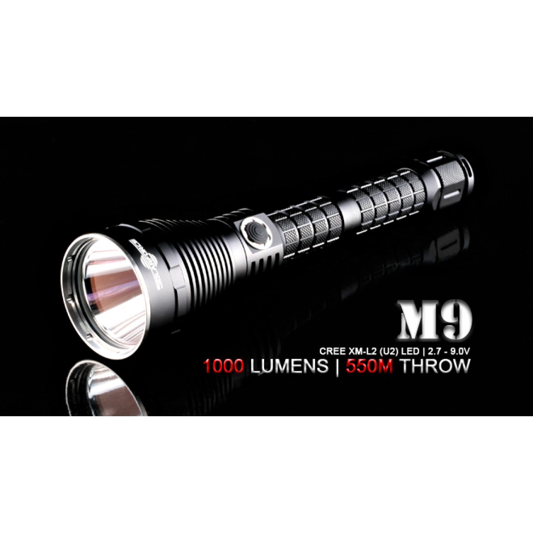Solarforce M9 High Power Search Light - Powered by XML2 U2 LED, 2x ...