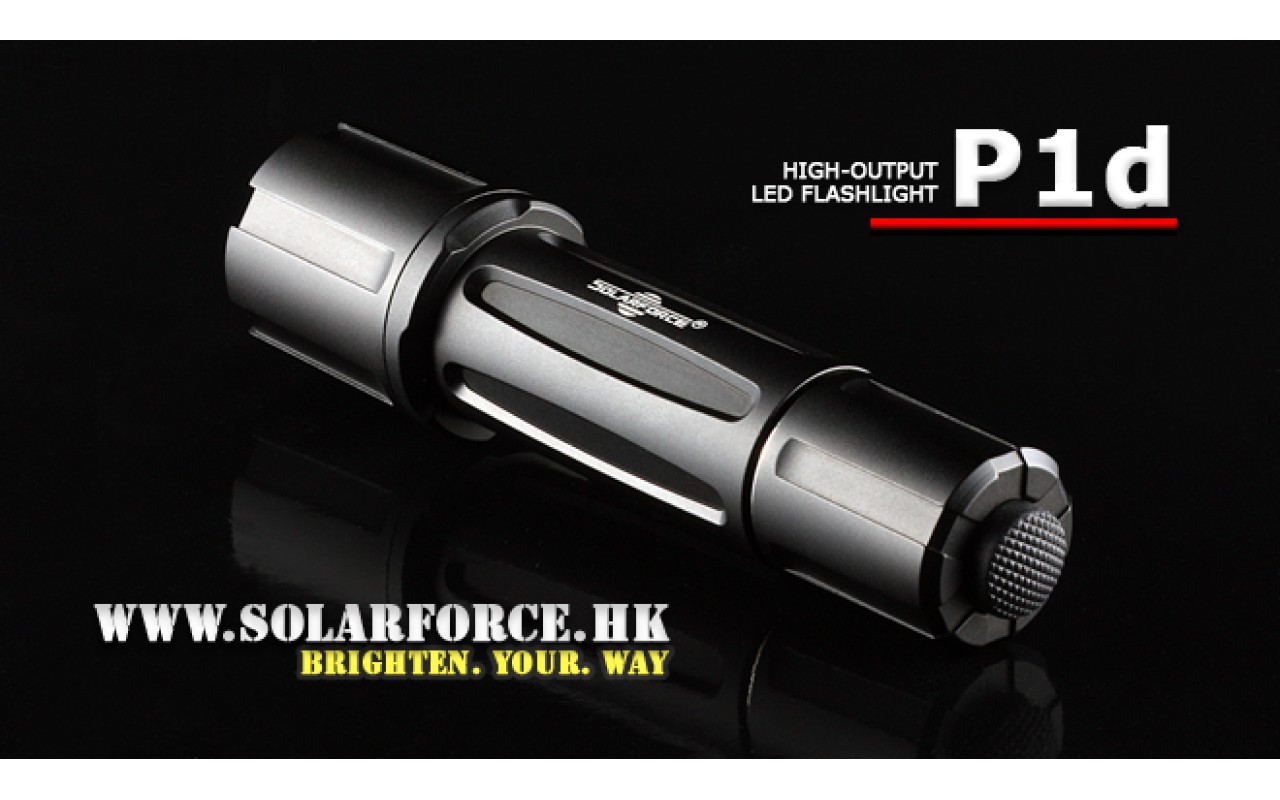 Solarforce P1d - DIY LED Flashlight Body (2017) - Lightorati, India