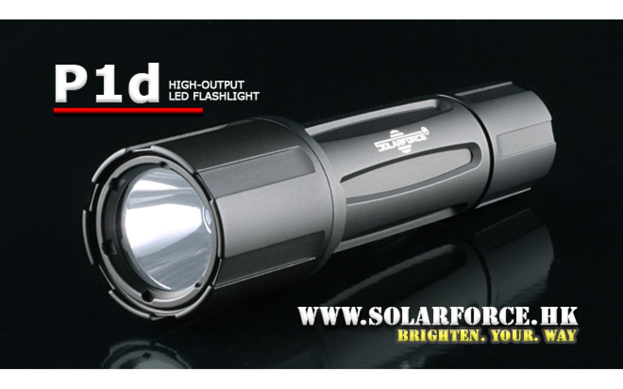 Solarforce P1d - DIY LED Flashlight Body (2017) - Lightorati, India