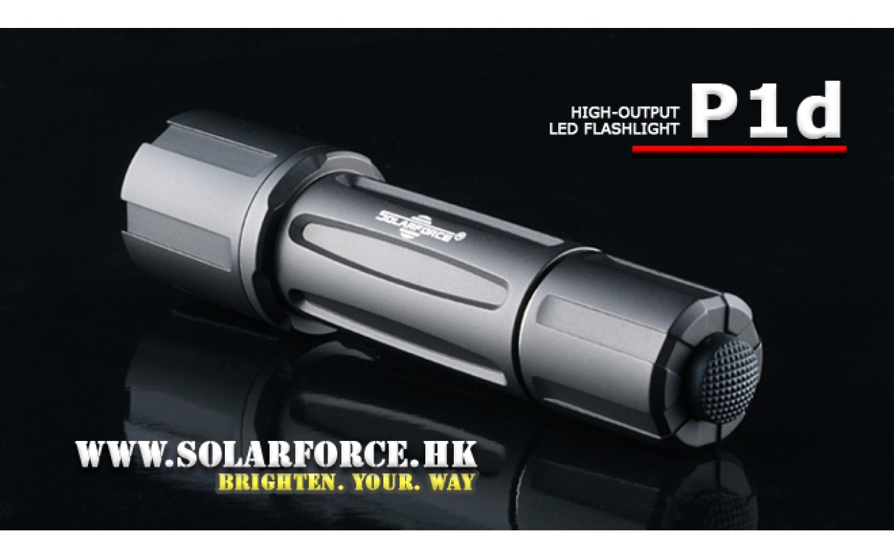 Solarforce P1d - DIY LED Flashlight Body (2017) - Lightorati, India