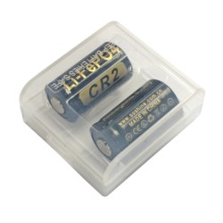 LiFePO4 15266 CR2 3.0V 400mAh Un-protected Batteries (Pair)