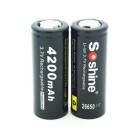 Soshine 26650 3.7v 4200mah Li-ion Protected Batteries (Pair)