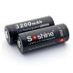 Soshine 26650 LiFePO4 3.2V 3200mAh Protected Batteries (Pair)