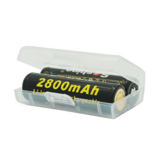 Soshine 18650/RCR123A Plastic Battery Case (SBC-012)