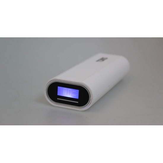 Tomo DIY 2x18650 USB LCD Mobile Power Bank Shell - White