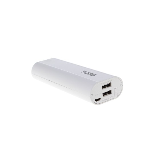 Tomo DIY 2x18650 USB LCD Mobile Power Bank Shell - White