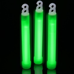 Emergency Safety Light Stick (Green, 6 Inch) - Three Pack