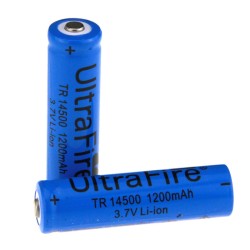 Ultrafire 14500 1200mAh 3.7V Rechargeable Li-ion Battery
