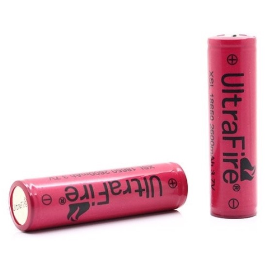 Ultrafire XSL 18650 2600mah 3.7V Protected Li-ion Rechargeable Battery (Pair)