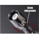 UltraFire A100 CREE XM-L T6 Adjustable Focus Zoom LED Flashlight